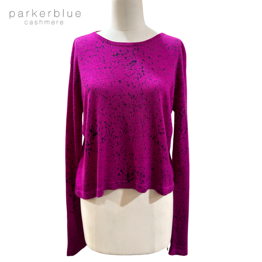 Parker Blue Cashmere Sweater