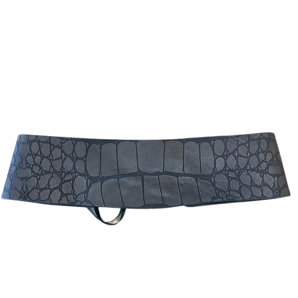 Campomaggi Wide Corset Belt in Grigio