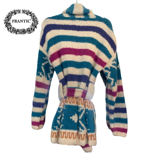 Frantic Santa Barbara Wrap Sweater