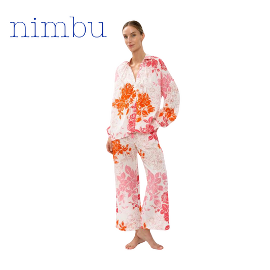 Nimbu Drawstring Pants in Primavera Pink
