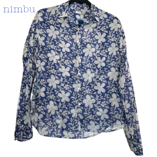 Nimbu Zu Shirt in Poppy Blue