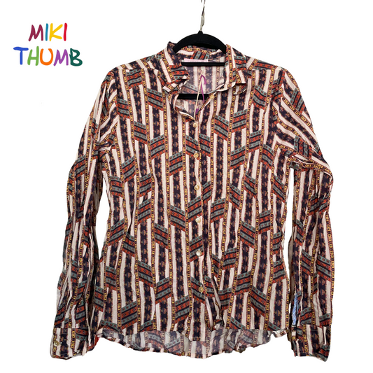 Miki Thumb Classic Shirt in Esa White