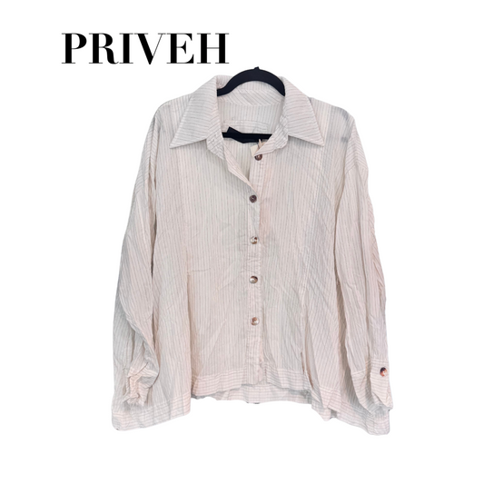 Priveh Button Down in Natural