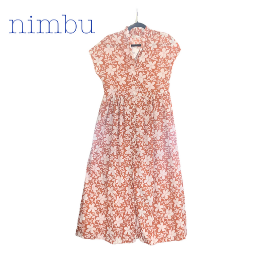 Nimbu Gołda Dress in Poppy Terra