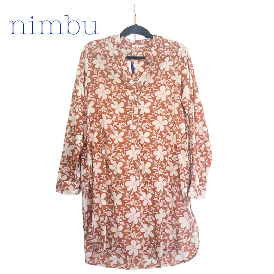 Nimbu Avant Long in Poppy Terra