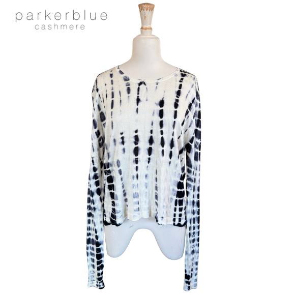 Parker Blue Cashmere Long Sleeve Shirt
