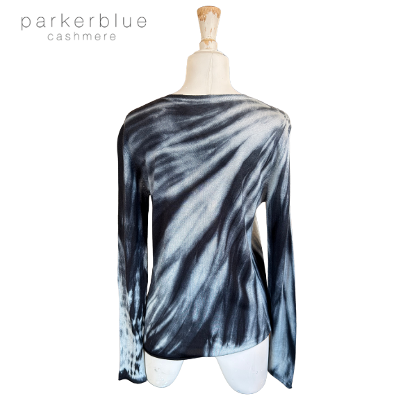 Parker Blue Cashmere Long Sleeve Shirt