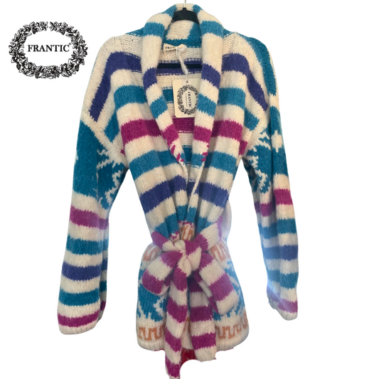 Frantic Santa Barbara Wrap Sweater