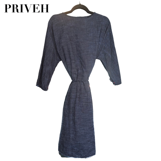 Priveh Long Sleeve Dress in Color Night