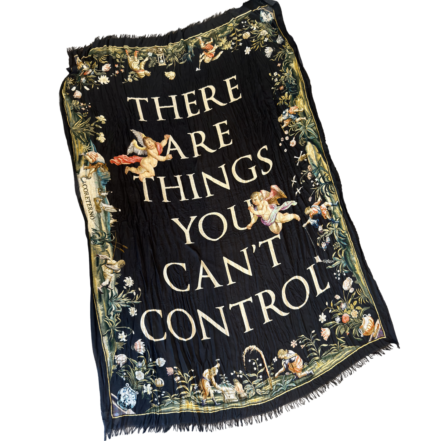 Coreterno Angel Quoted Printed Scarf
