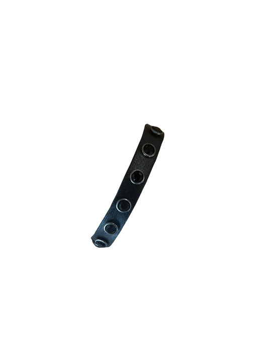 Campomaggi Studded Leather Bracelet in Nero