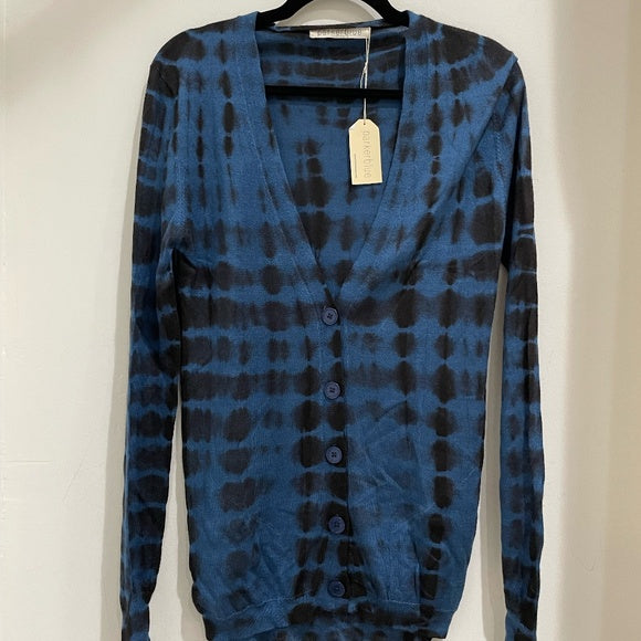 Parker Blue Cashmere Kina Button Down Sweater